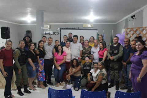 Patrulha Maria da Penha e Assistência Social Realizam Palestra sobre Violência Doméstica em Acauã-PI